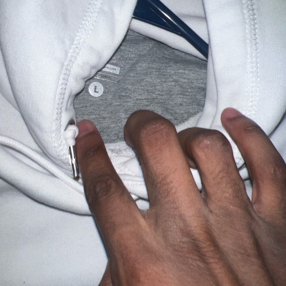 White Nike hoodie